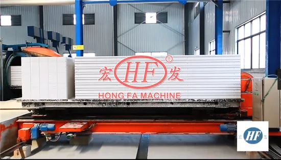 Planta de bloques de AAC de Hongfa Construction Equipment, maquinaria para la fabricación de paneles de AAC/línea de producción automática de bloques de AAC para materiales de construcción