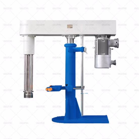 Máquina mezcladora homogeneizadora de alto cizallamiento Ollital para emulsiones al vacío en laboratorio