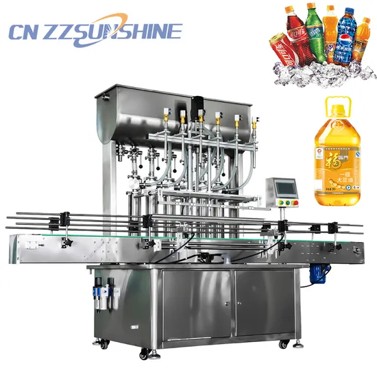 Máquina embotelladora automática de alta velocidad con 8 boquillas para mermelada, ketchup, yogur, crema cosmética, pasta, botellas de vidrio, máquina embotelladora, máquina llenadora de agua, fábrica.